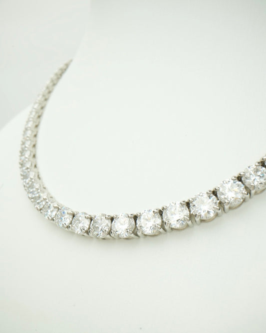 テニスネックレス PT900 47.06ct 50cm