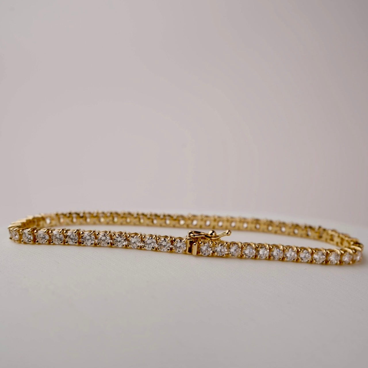 テニスブレスレット   K18   5.16ct 18cm
