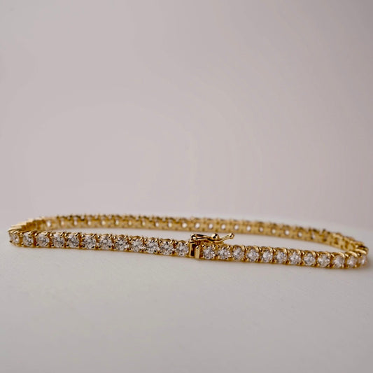 テニスブレスレット   K18   5.16ct 18cm
