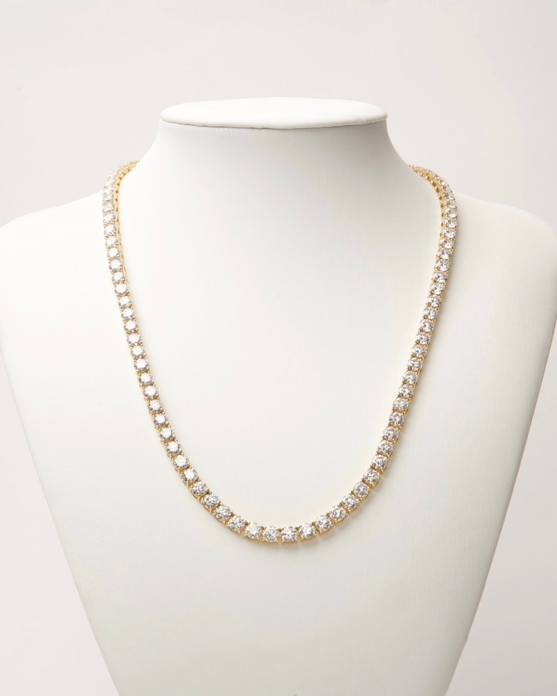テニスネックレス K18  47.16ct 50cm