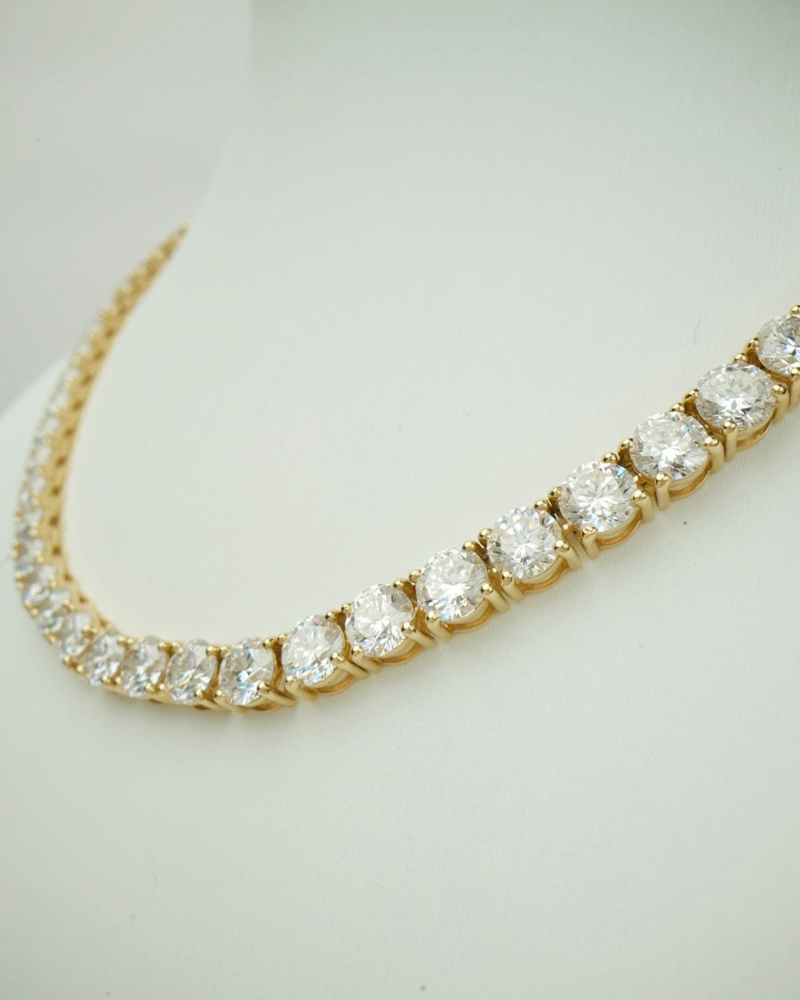 テニスネックレス K18  47.16ct 50cm