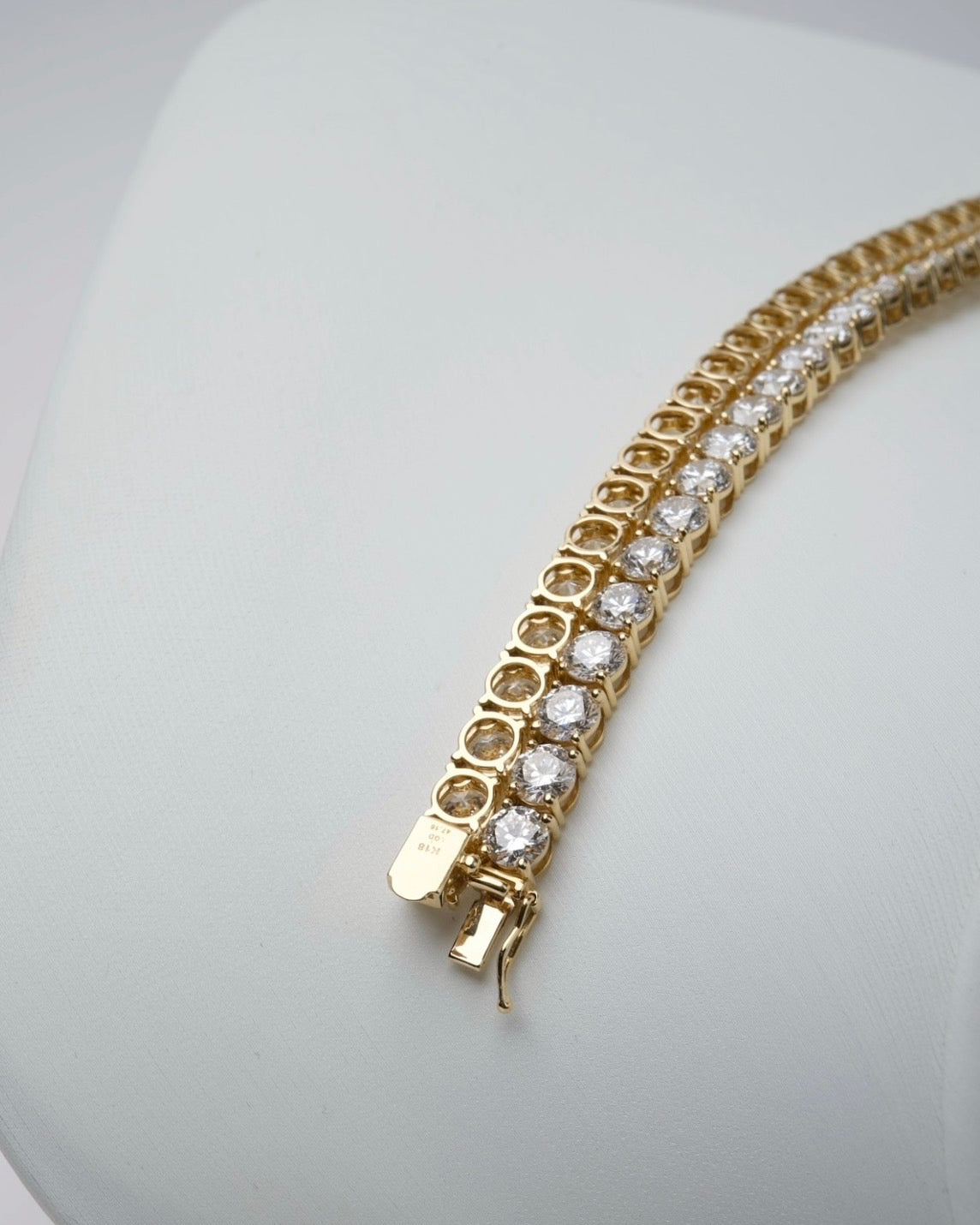 テニスネックレス K18  47.16ct 50cm