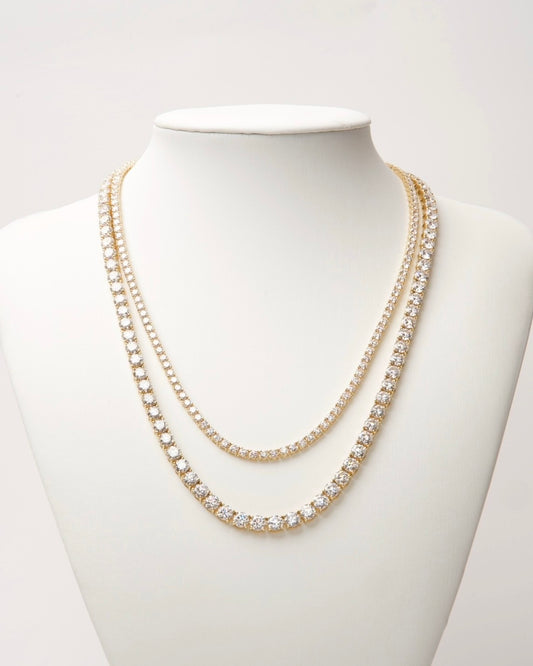 テニスネックレス　K18 14.79ct 45cm