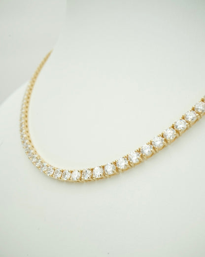 テニスネックレス　K18 14.79ct 45cm