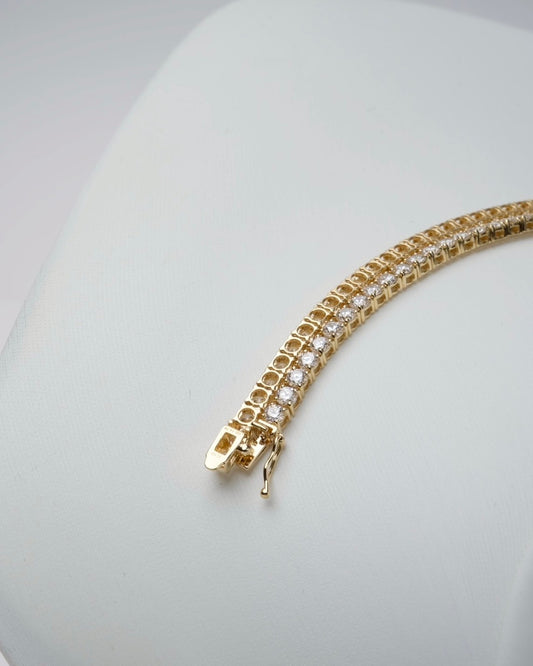テニスネックレス　K18 14.79ct 45cm