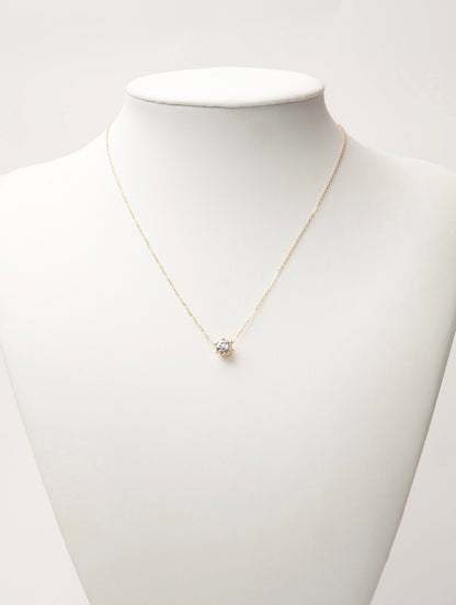 一粒ネックレス K18 1ct