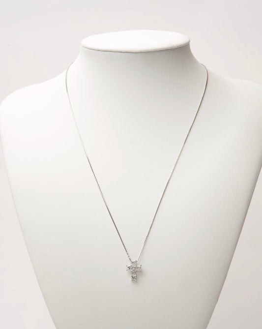クロスペンダント　PT9501850 1.03ct  50cm